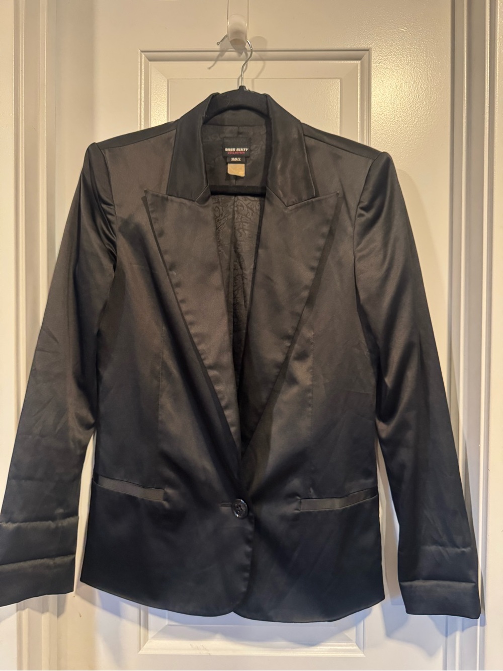 Vintage Miss Sixty Satin Blazer Size Small